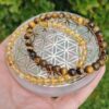 Selenitt-laddeplate -  "Flower of Life" - Bilde 4